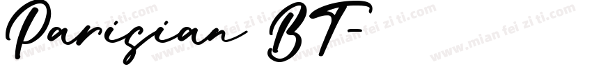 Parisian BT字体转换